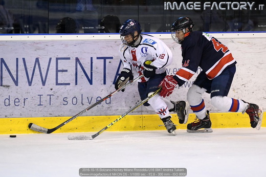 2016-10-15 Bolzano-Hockey Milano Rossoblu U16 0847 Andrea Tulliani